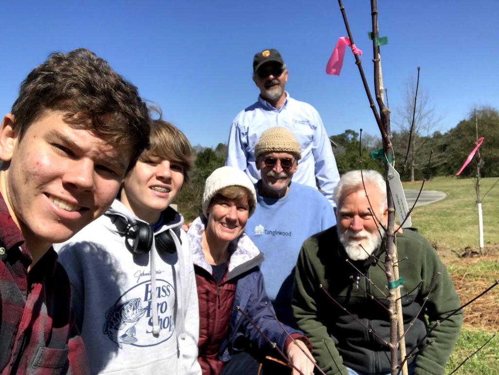 the tree planting team