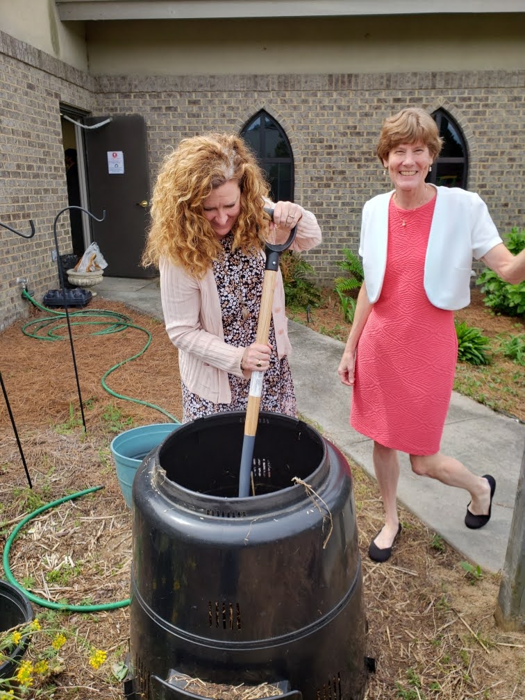 Churning the compost